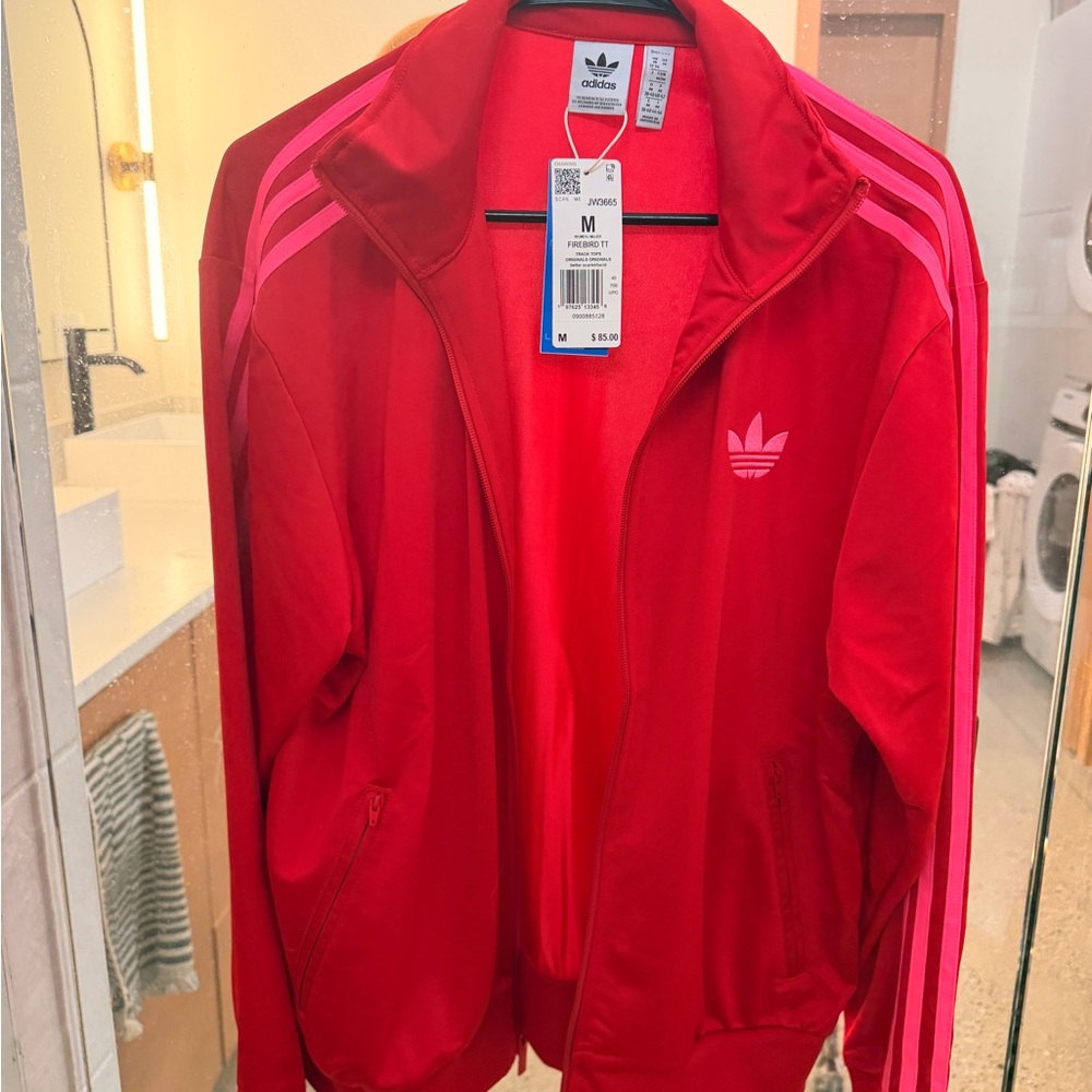 Adidas Firebird TT in Bold Red